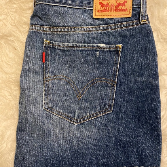 Levi Denim Mini Skirt - Picture 2 of 4